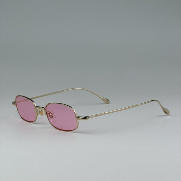 Gucci GG1648S 005 BRAND NEW Sunglasses Gold Pink Unisex Rectangle main image 5
